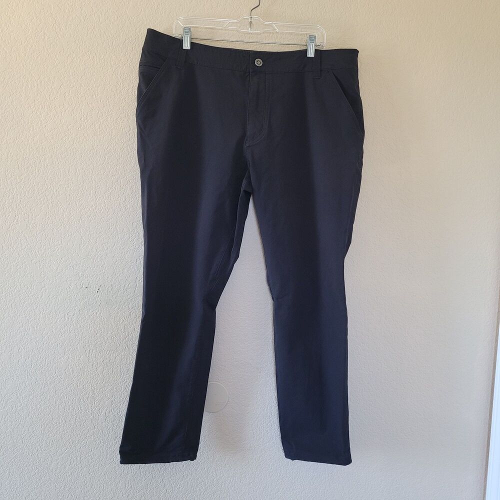 Kuhl Resistor Chino Pants Mens 40x30 28" Inseam Black Performance Outdoor Hiking